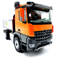 Preview: 4x4 Metall LKW Kipper mit Mercedes-Benz Arocs elektrisch 1:14 Orange