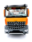 Preview: 4x4 Metall LKW Kipper mit Mercedes-Benz Arocs elektrisch 1:14 Orange