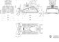Preview: RC Lesu Racing 1:14 Ketten Planierraupe RTR-blau