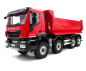 Preview: Iveco 8x8 Hydraulik 1:14 LKW Kipper in Rot
