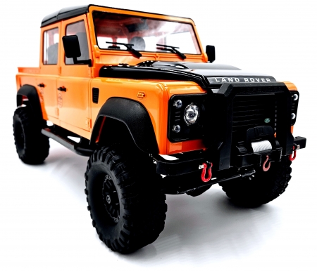 FM102 Landrover Defender // Crawler Pickup 4WD RTR // Maßstab 1:8 Orange