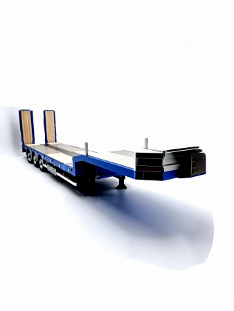 Nooxion 3-Achs-Tieflader mit elektrischen Rampen 1:14