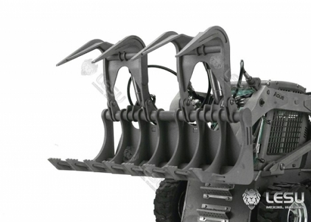 Schaufel mit hydraulischem Greifer für Lesu Kompaktlader 1:14