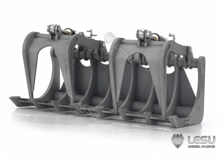 Schaufel mit hydraulischem Greifer für Lesu Kompaktlader 1:14