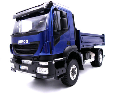 4x4 Hydraulikkipper mit Iveco Trakker Kabine in Blau