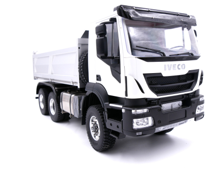 Preview: Iveco 6x6 Hydraulik 1:14 LKW Kipper in Weiß