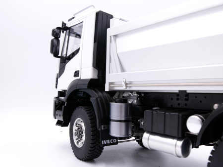 Iveco 6x6 Hydraulik 1:14 LKW Kipper in Weiß