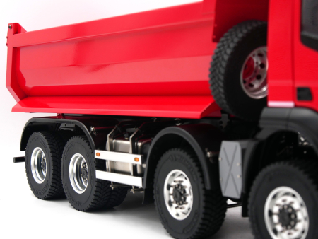 Iveco 8x8 Hydraulik 1:14 LKW Kipper in Rot