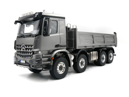 Mercedes-Benz Arocs 1:14 8x8 Kipper in Grau