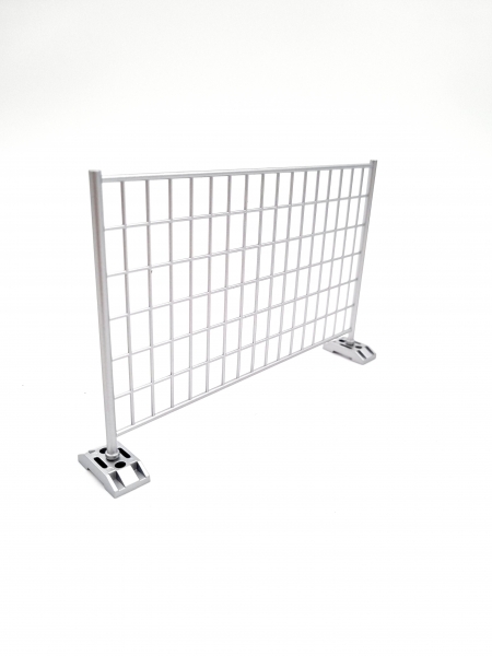 10er Set  1:14 Bauzaun aus Metall