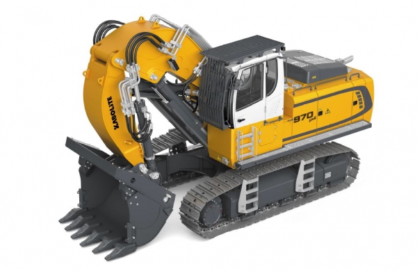 FM970 -200 1:13.5 Vollmetall Hydraulik Hochlöffel-Bagger
