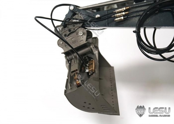 Schwenkbarer Grabenraumlöffel für Lesu Ketten Bagger C374F
