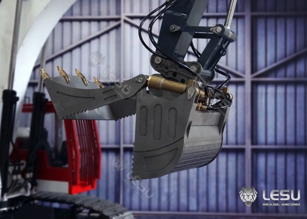 Hydraulische Kippschaufel für Lesu Ketten Bagger
