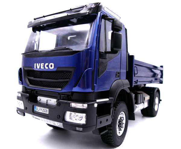 4x4 Hydraulikkipper mit Iveco Trakker Kabine in Blau